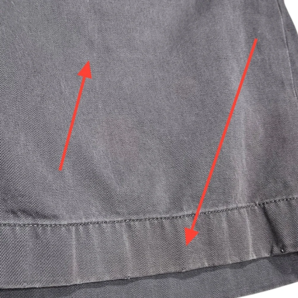 J. Crew Stanton Shorts Mens Gray 100% Cotton Flat‎ Front Casual Size 33